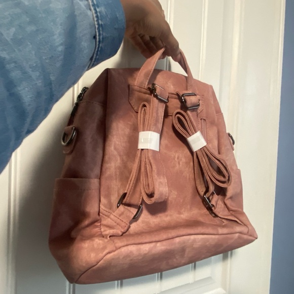 Pink Canvas Backpack - Picture 11 of 11